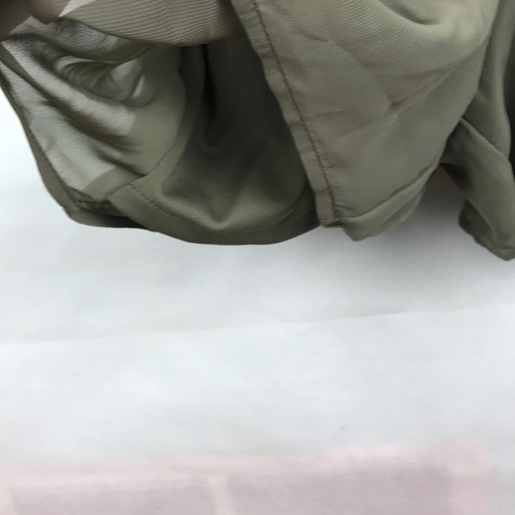 NWT Macy's asymmetric khaki Jumpsuit Romper - Picture 6 of 8